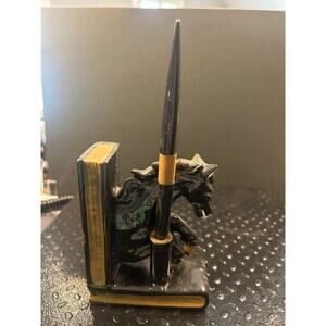 Horse Book End with Pen